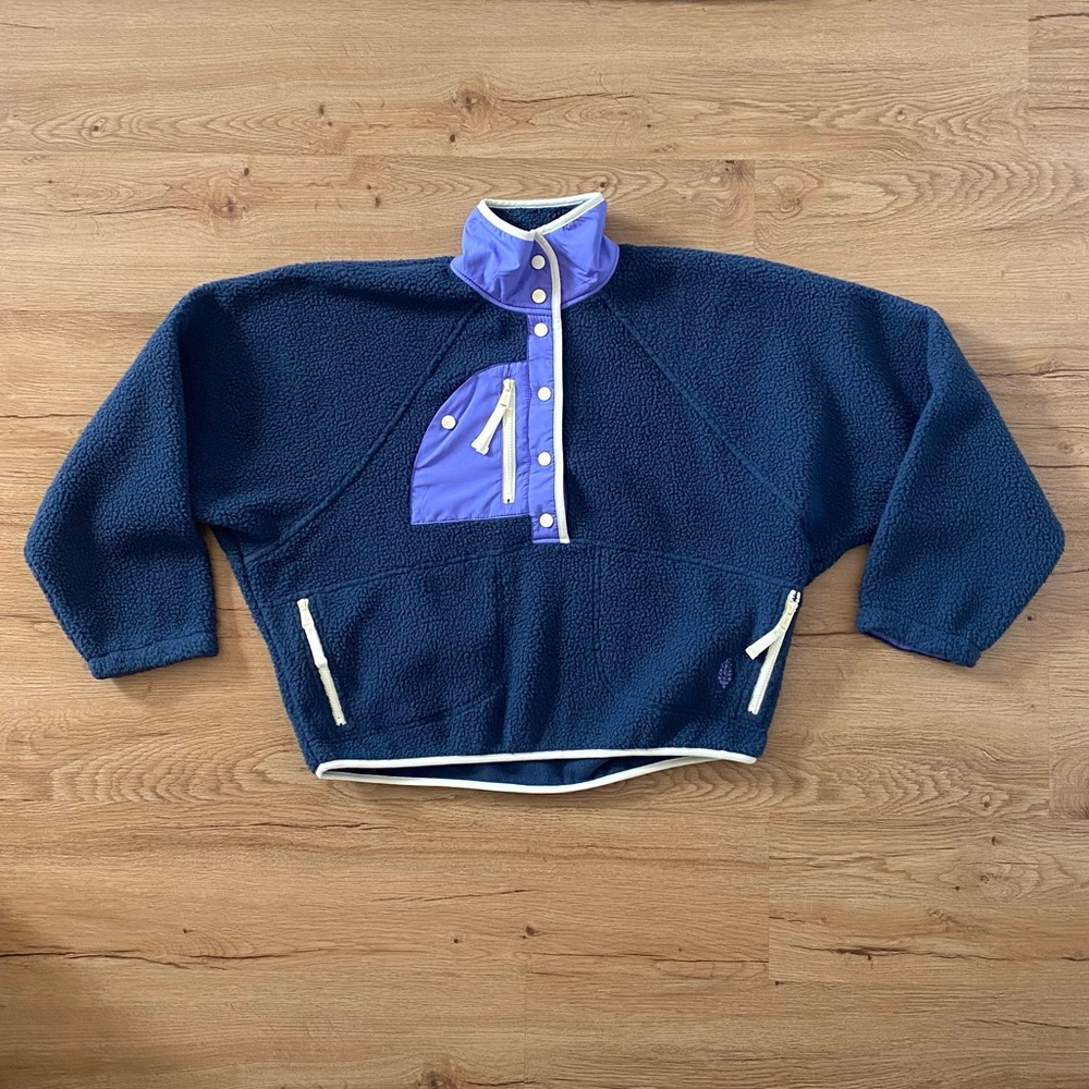 Free People hit the slopes fleece pullover